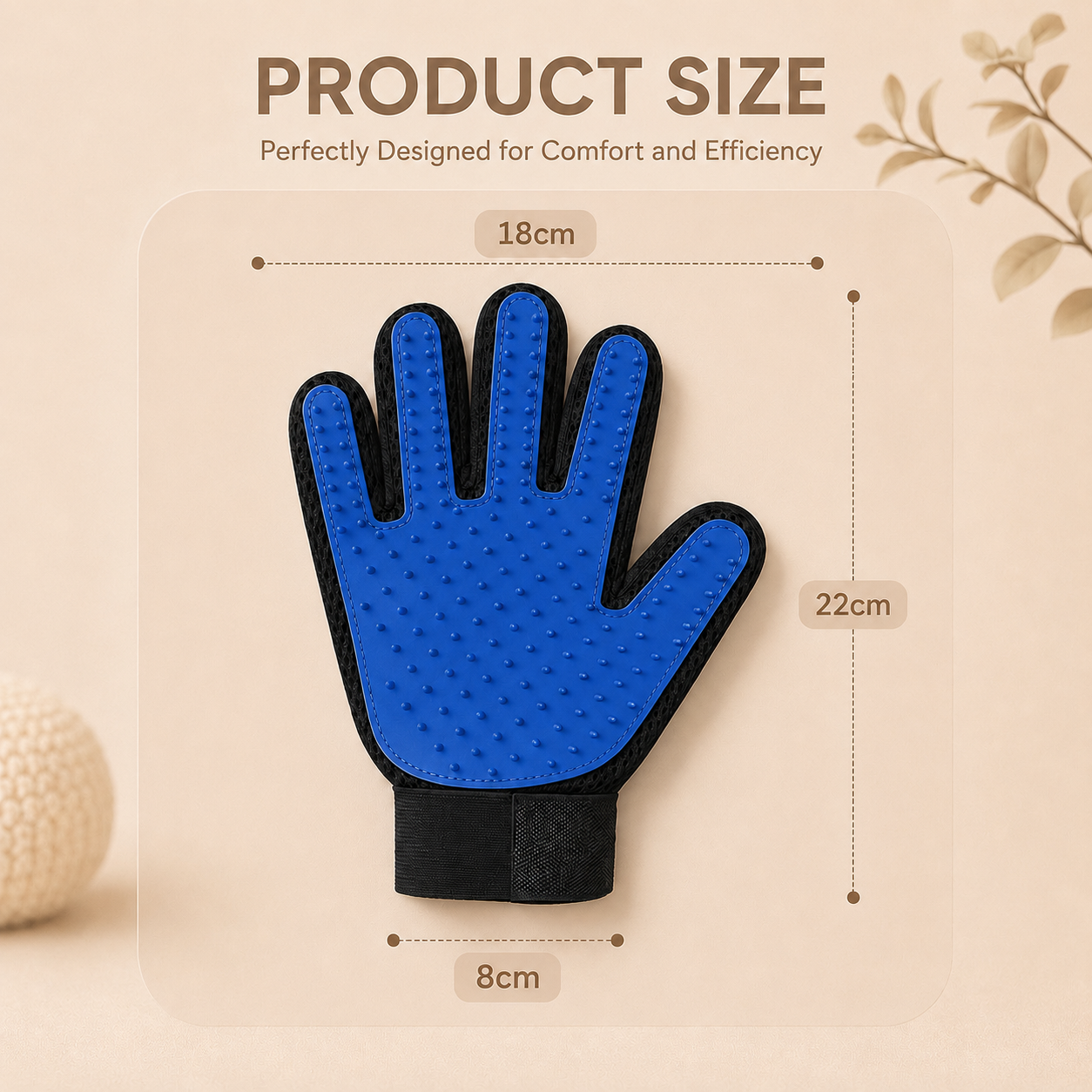 ValenTies™ FurGlove – Pet Grooming Glove