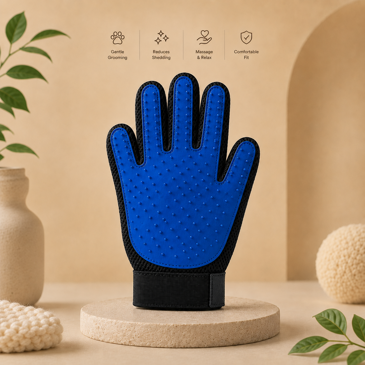 ValenTies™ FurGlove – Pet Grooming Glove